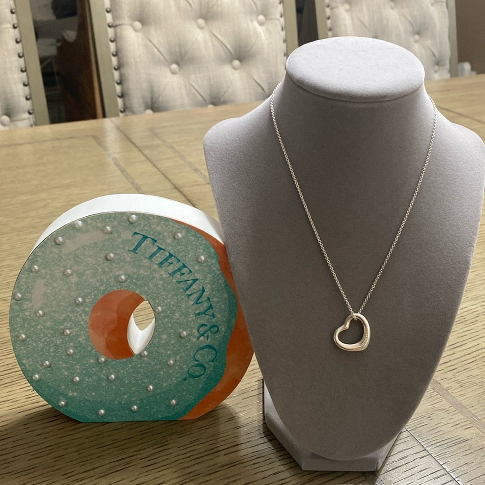 Tiffany Large Open Heart Nexklace